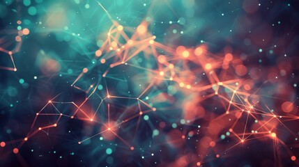 Abstract Digital Network Background