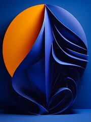 abstract background with waves