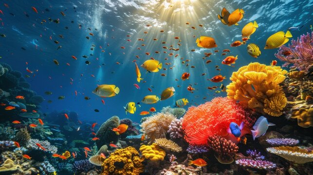Ocean Acidification: The process of oceans becoming more acidic over time due to increased CO2 absorption, which threatens marine life and disrupts oceanic ecological balance.
