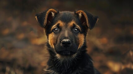 Tiny puppy shepherd