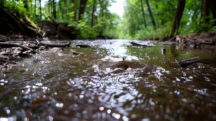 Fototapeta premium Resilience: The capacity of ecosystems to recover and restore their functions after disturbances, ensuring stability and continuity of ecological processes. 