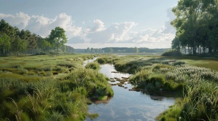 Riparian Zone: The strip of land adjacent to rivers and streams, playing a vital role in enhancing water quality, supporting biodiversity, and stabilizing banks.
