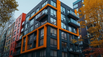 Modern Urban Apartment Building