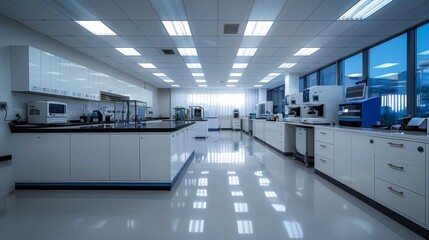Obraz premium Modern Laboratory Interior