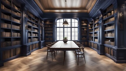 Interior design of Library