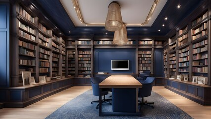 Interior design of Library