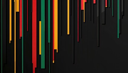 Geometric Pattern with Vertical Stripes