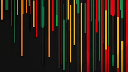 Geometric Pattern with Vertical Stripes