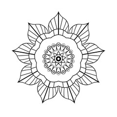 Free vector set of colorful floral mandalas
Lineal mandala background