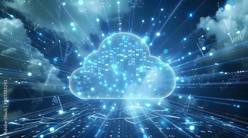 Poster cloud-based big data infrastructure powering digital transformation