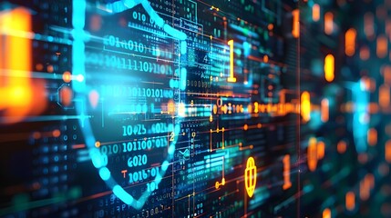 Conceptual Data Security with Shield and Binary Code on Digital Platform