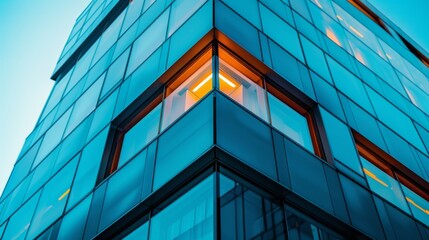 Obraz premium Modern glass building architecture