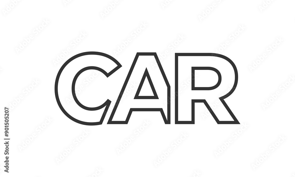 Poster car logo design template with strong and modern bold text. initial based vector logotype featuring s