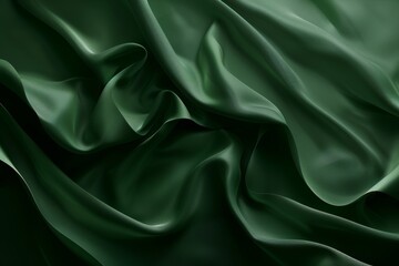 Fototapeta premium Pattern, design template, and copyspace for dark green abstract underwater background