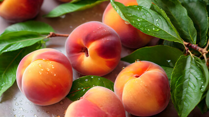Juicy Nectarine Delight: Fresh Peaches for a Healthy Lifestyle