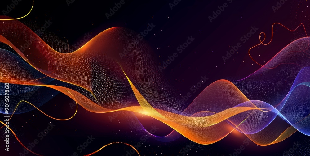 Poster an abstract pastel holographic blurred grainy gradient banner background texture with soft noise. no