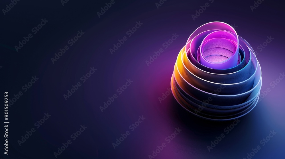 Poster it features a glossy chrome hologram element in the shape of a y2k. an abstract shape chrome metal r