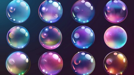 There are round holographic holographic textures space neon icons in the 3d hologram abstract liquid surface collection. The hologram abstract liquid surface collection includes cosmic cosmic light