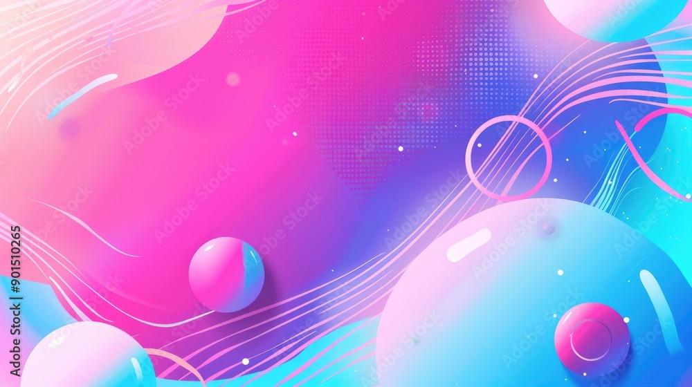 Aufkleber vibrant gradient covers with abstract shapes and clean lines, set in a minimalist vector style. idea