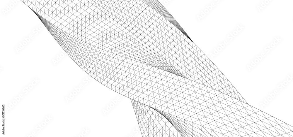 Canvas Prints Architectural drawing. Geometric background