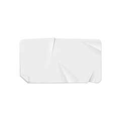 Old paper sticker vector illustration