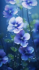 Pansys outdoors blossom flower.
