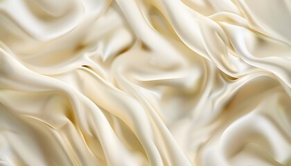 Obraz premium silk, satin, fabric, texture, gold, textile, material, cloth, pattern, decoration, wave, luxury, soft, golden, shiny, smooth, drapery, silky, color, backdrop, shine, design, fashion, cream, elegant