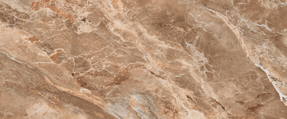 Brown marble stone texture, polished ceramic tile surface