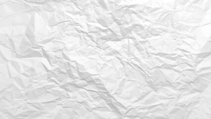White clean crumpled paper