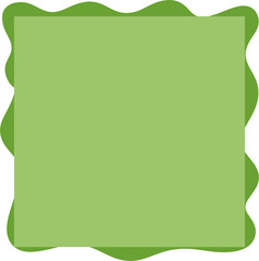 green sheet of paper