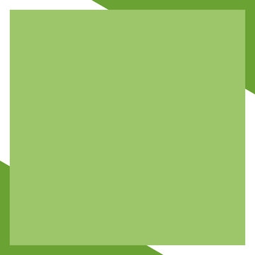 green sheet of paper with corners