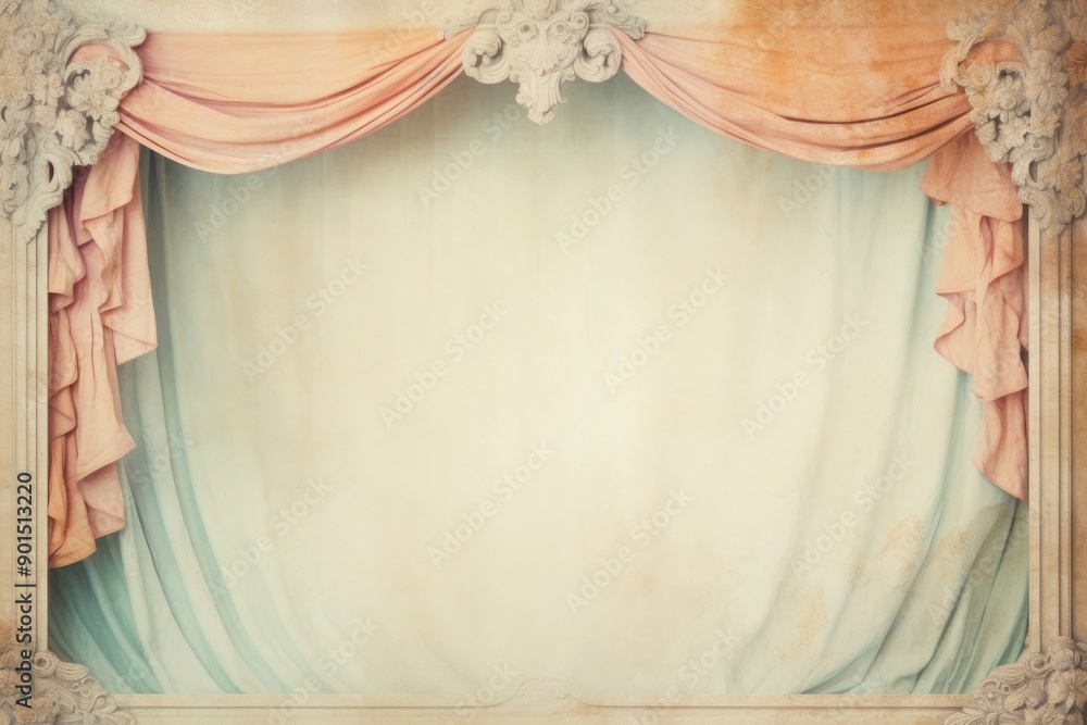 Canvas Prints Curtain backgrounds texture architecture.