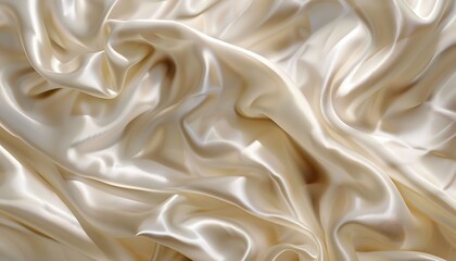 Obraz premium silk, satin, fabric, texture, gold, textile, material, cloth, pattern, decoration, wave, luxury, soft, golden, shiny, smooth, drapery, silky, color, backdrop, shine, design, fashion, cream, elegant