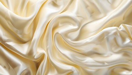 Obraz premium silk, satin, fabric, texture, gold, textile, material, cloth, pattern, decoration, wave, luxury, soft, golden, shiny, smooth, drapery, silky, color, backdrop, shine, design, fashion, cream, elegant