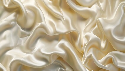Obraz premium silk, satin, fabric, texture, gold, textile, material, cloth, pattern, decoration, wave, luxury, soft, golden, shiny, smooth, drapery, silky, color, backdrop, shine, design, fashion, cream, elegant