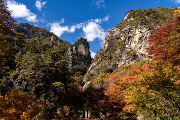 紅葉の昇仙峡