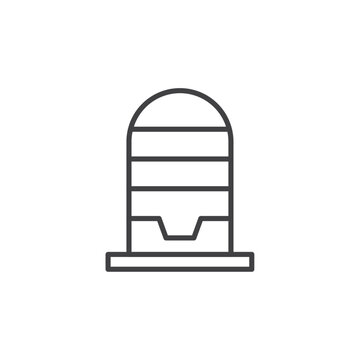 recommend clip art: Silo icon isolated on white background