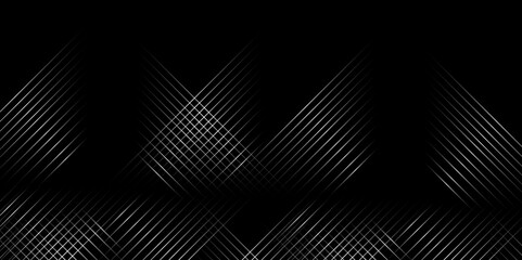 Fragment of bird's feather,Vector black abstract background lines tech geometric modern dynamic shape,minimal geometric design, futuristic concept,luxurious black line background,