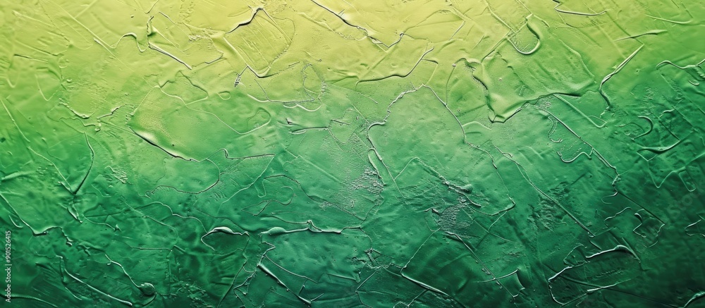 Poster abstract background featuring a textured two tone pattern combining varying shades of green suitable