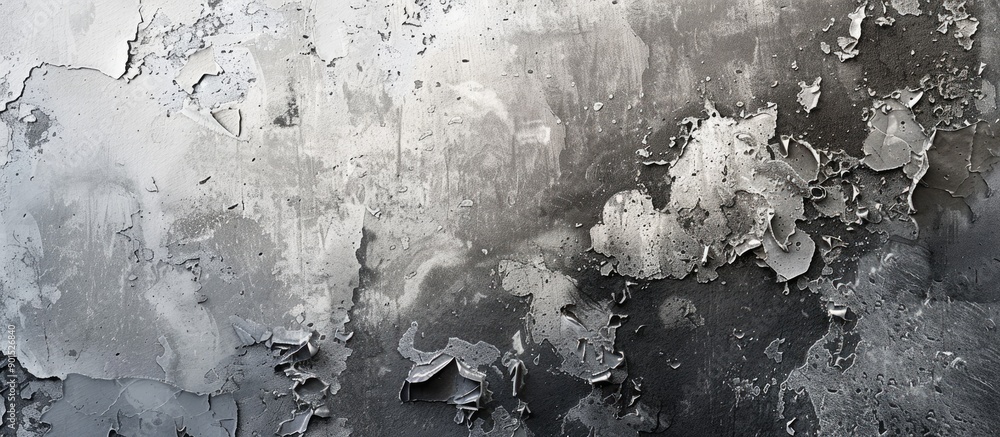 Poster an abstract art stylized banner with gray decorative plaster or concrete texture perfect as a design