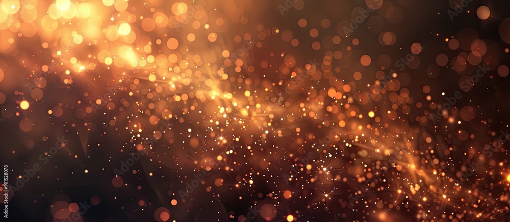 Poster abstract holiday background with fireworks at new year and copy space image