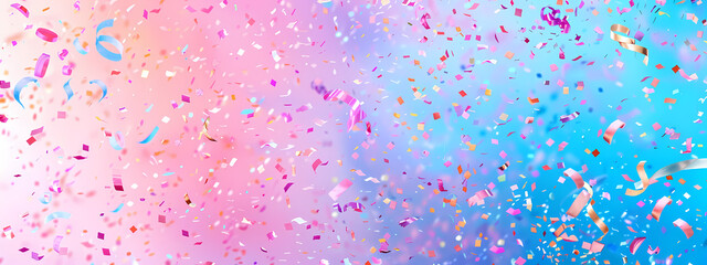 Naklejka premium Joyful Confetti Explosion