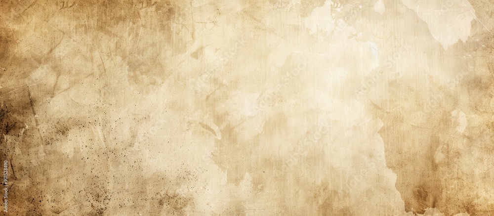 Poster vintage paper background with a light textured and spotted design suitable for showcasing a blank co