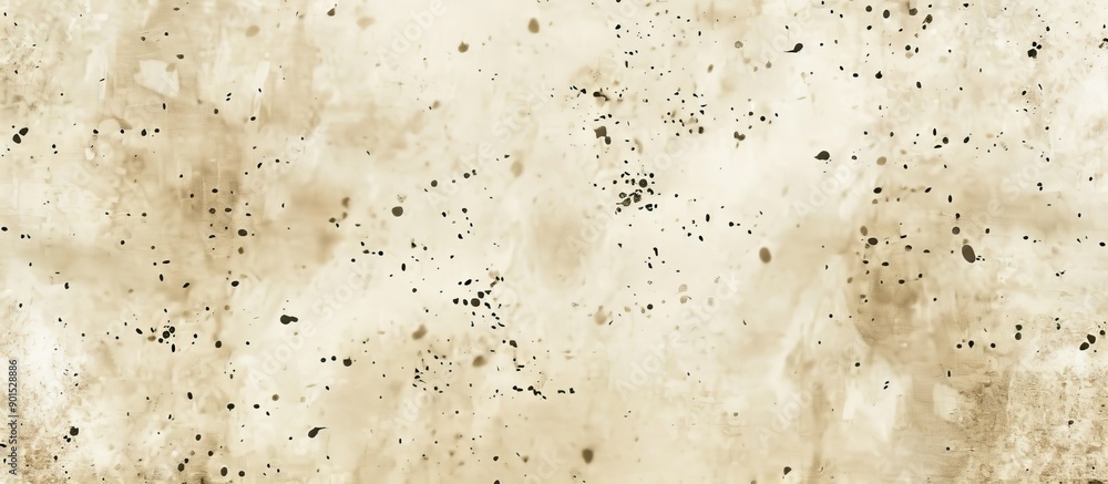 Poster vintage paper background with a light textured and spotted design suitable for showcasing a blank co