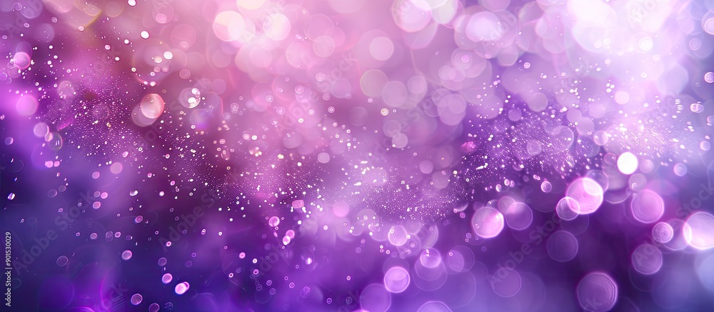 Poster soft purple bokeh backdrop with a blurred and dreamy effect suitable for a copy space image