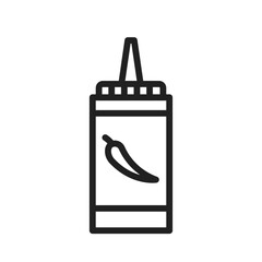 Sauce Holder  icon vector image. Suitable for mobile application web application and print media.