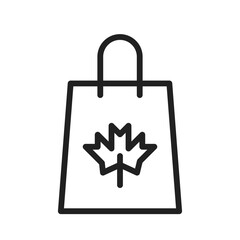 Thanksgiving Shopping  icon vector image. Suitable for mobile application web application and print media.