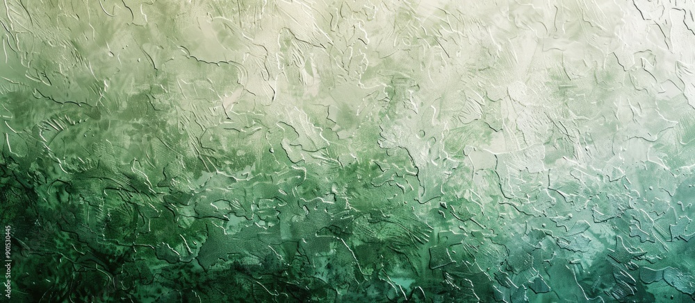 Poster abstract background featuring a textured two tone pattern combining varying shades of green suitable