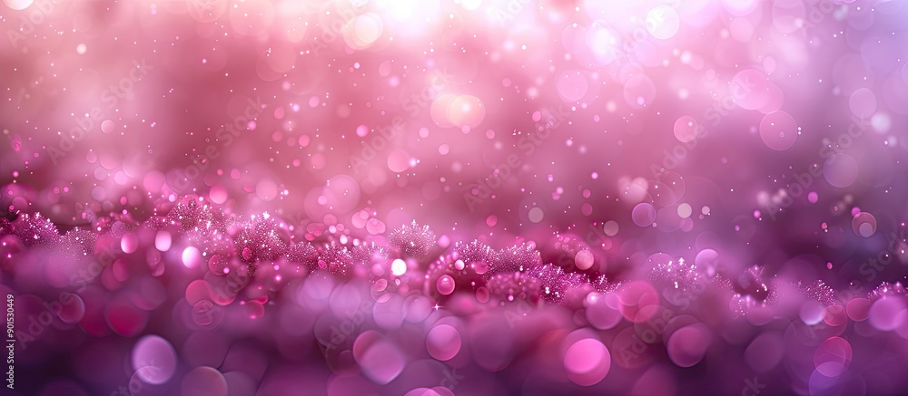 Poster soft purple bokeh backdrop with a blurred and dreamy effect suitable for a copy space image
