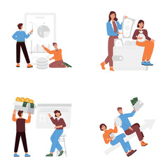 Basic RSet of Sponsorship Flat Illustrations 

GB